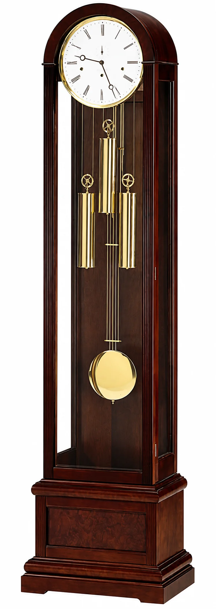 Hermle Standuhr 193x52x32 cm Mahagoni • 8-Tage Uhrwerk • Westminster Melodie