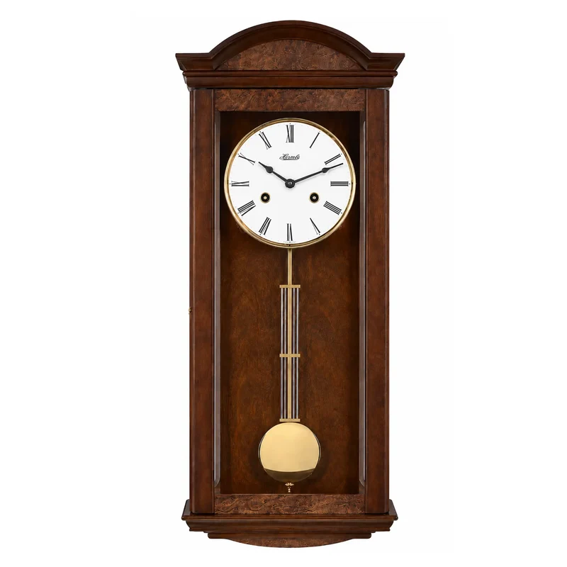 Hermle Wanduhr 66x25x14 cm Holz • Westminster Glockenspiel • Nachtabschaltung • Made in Germany