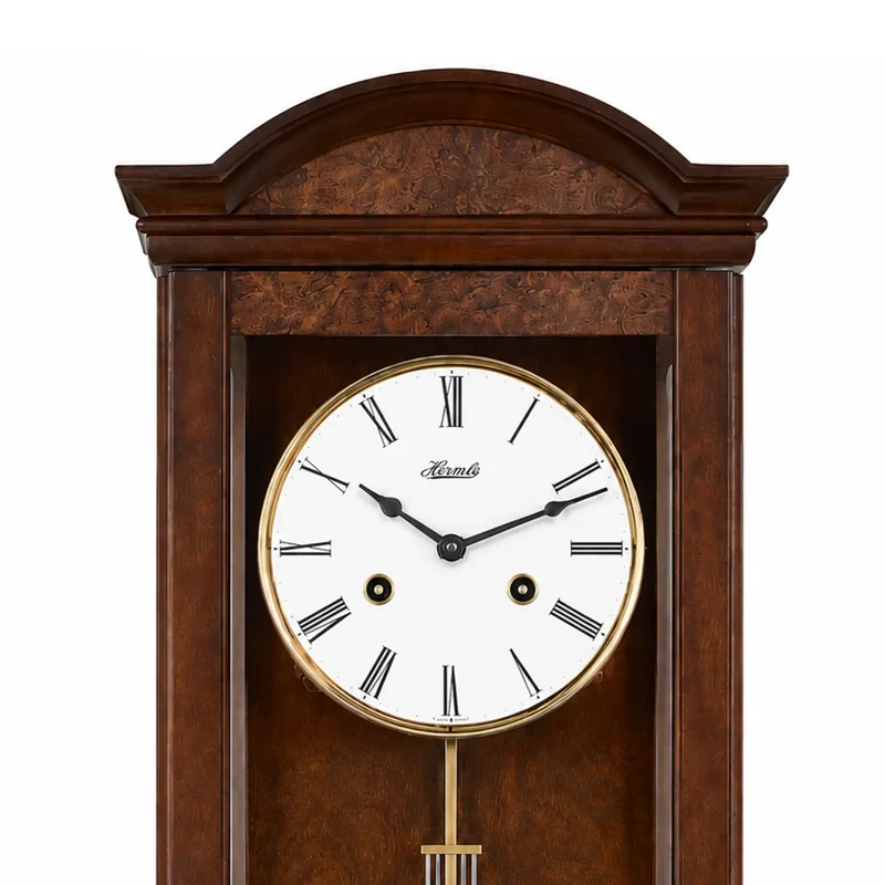 Hermle Wanduhr 66x25x14 cm Holz • Westminster Glockenspiel • Nachtabschaltung • Made in Germany