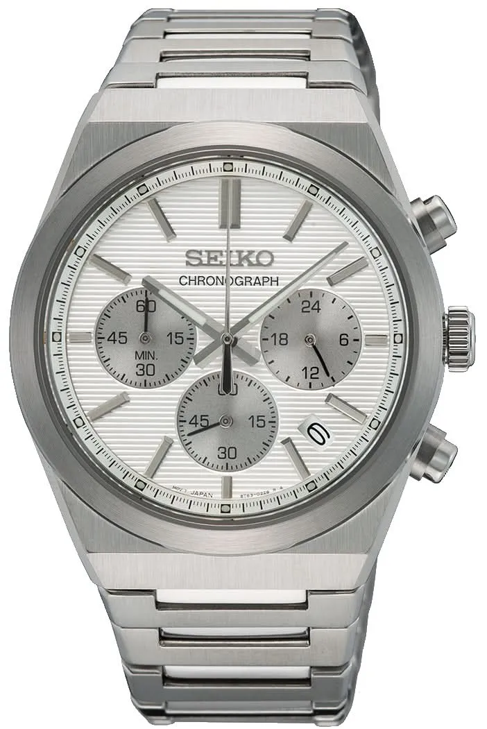 Seiko Sports SSB451P1 Herrenuhr • Chronograph • Saphirglas