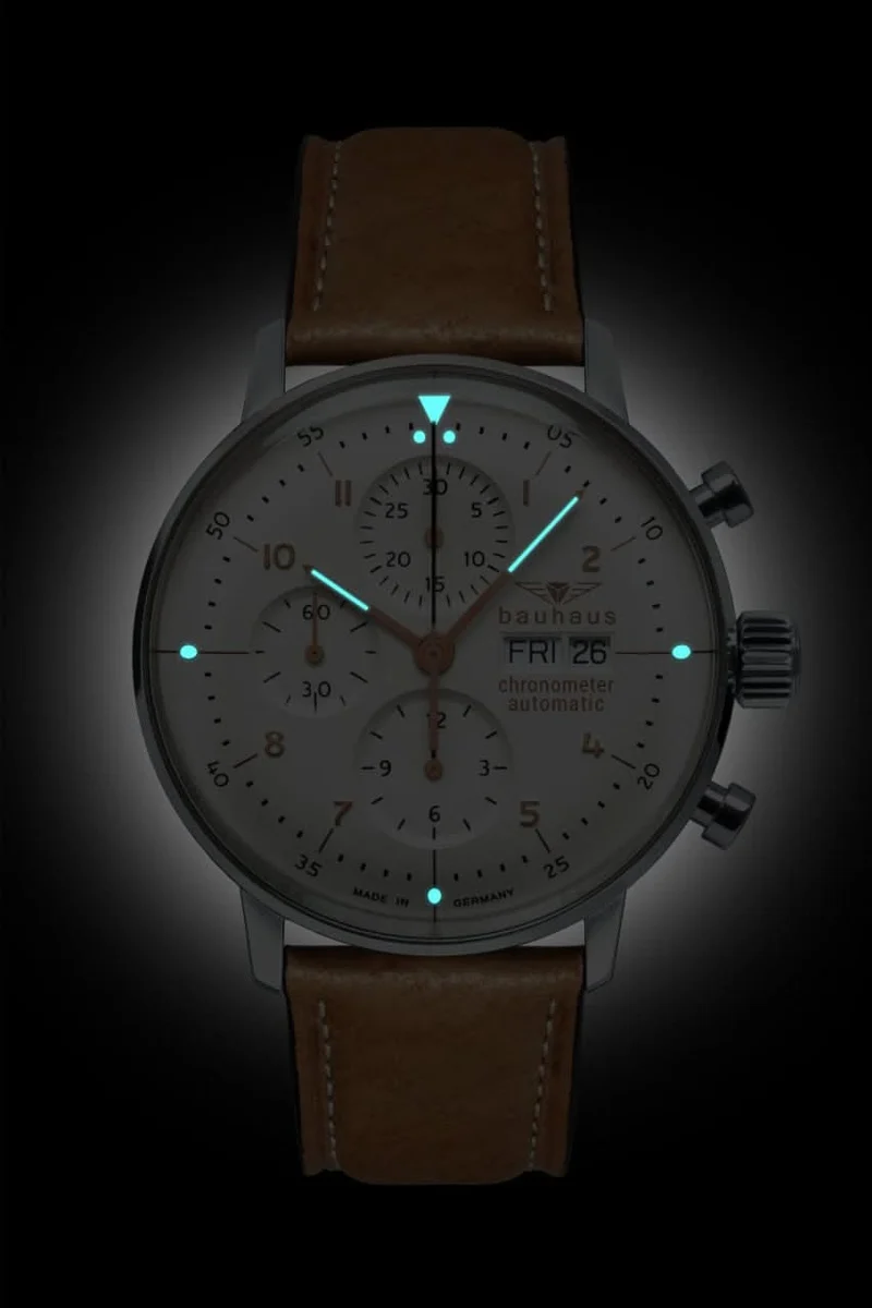 Bauhaus Dessau 2018-1 Herrenuhr • Made in Germany • Automatik Chronograph