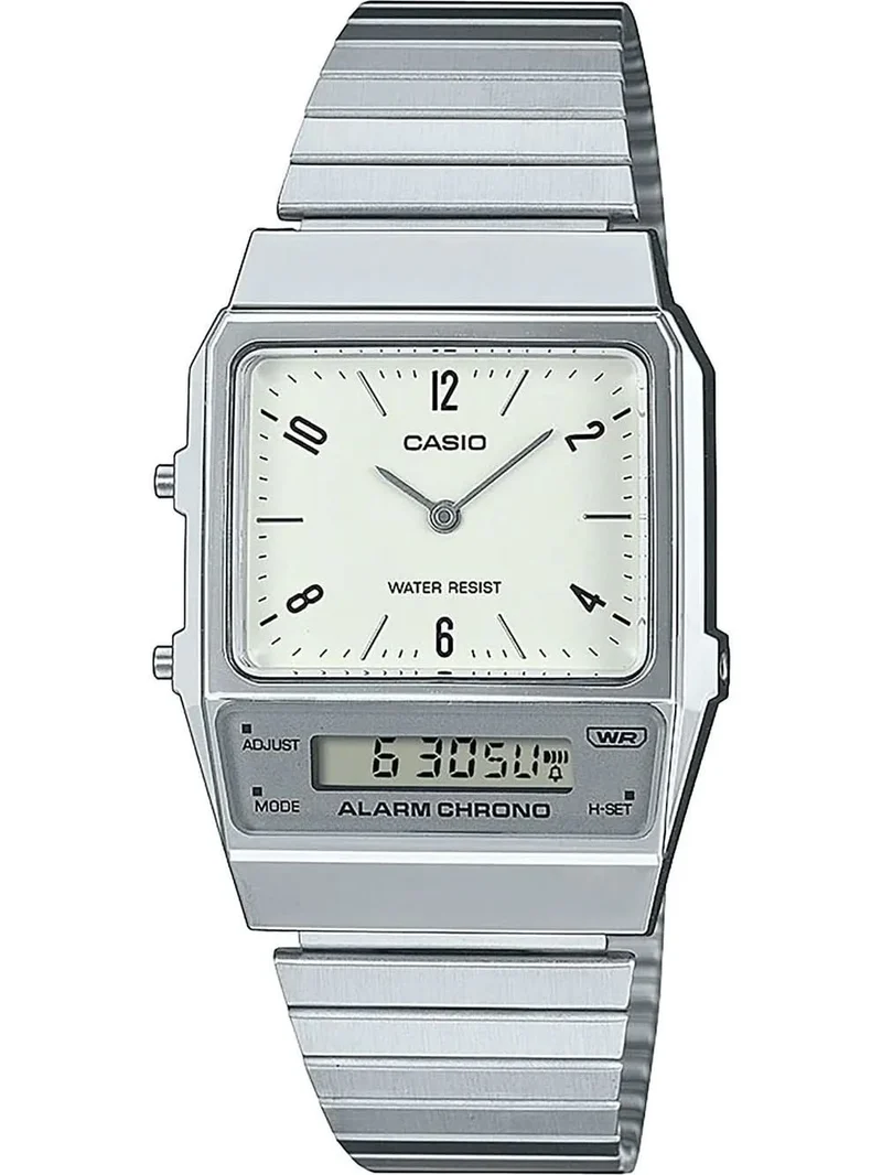 Casio Vintage AQ-800E-7A2EF Uhr • Kultiges Retro-Design • Duale Zeitanzeige