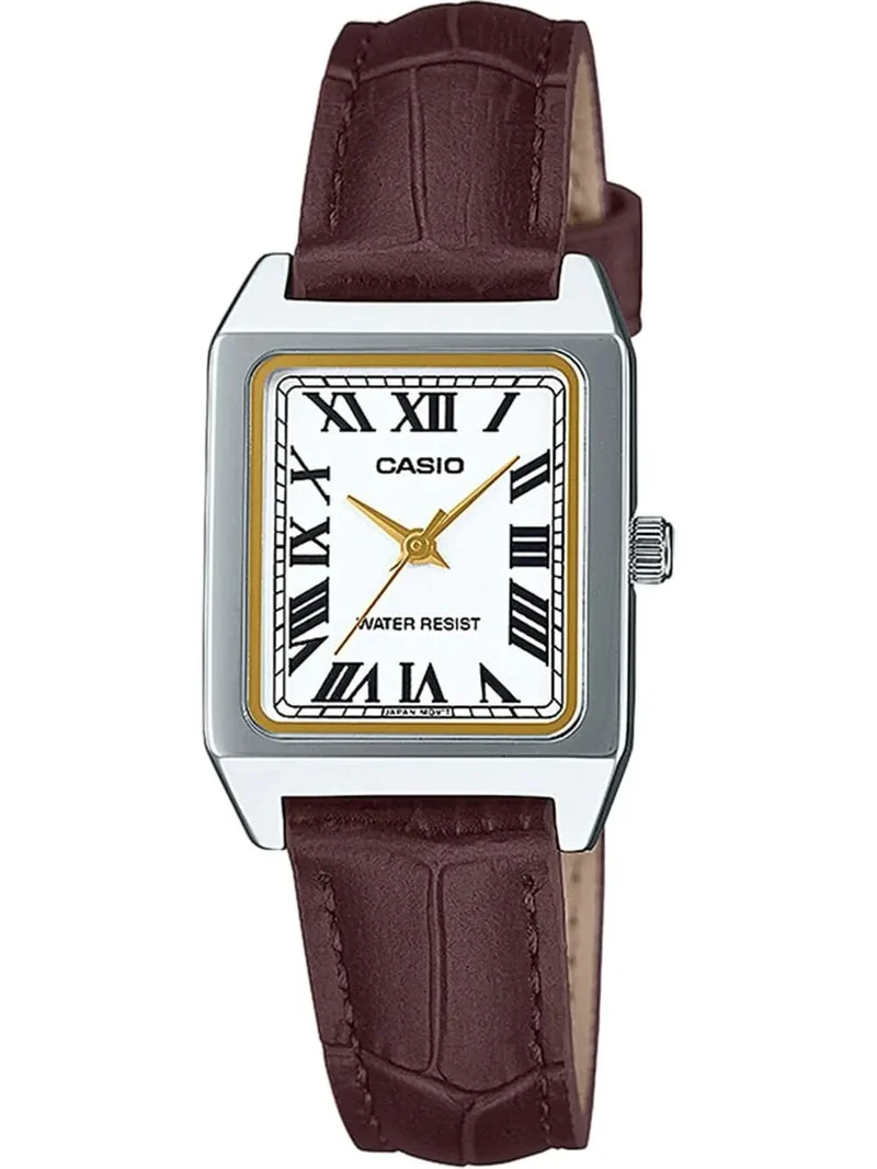 Casio Collection LTP-B150L-7B2EF Damenuhr • Retro-Look • Leder