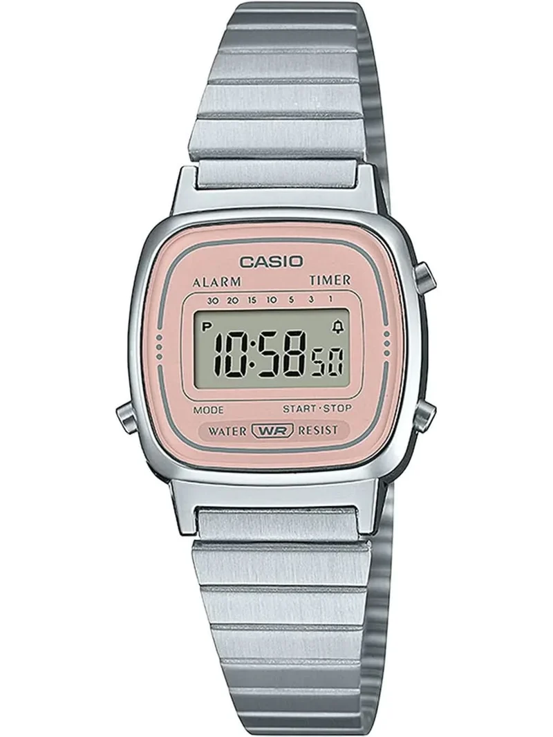 Casio Vintage LA670WEA-4A2EF Damenuhr • Kultiges Retro-Design • 7 Pre-set Timer