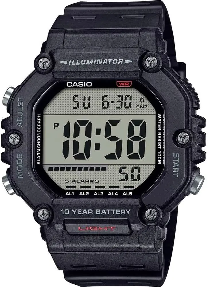 Casio Collection AE-1600H-1AVEF Herrenuhr • 10 Jahre Batterie • Weltzeit