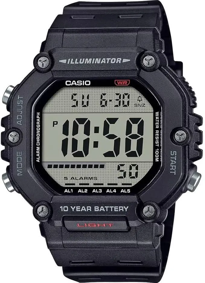 Casio Collection AE-1600H-1AVEF Herrenuhr • 10 Jahre Batterie • Weltzeit