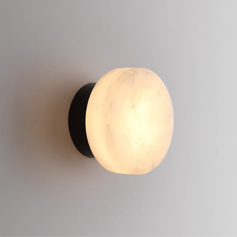 Marmeren Wandverlichting met Scandinavische Elegantie – Premium Natuursteen & Zachte LED | Sansoti