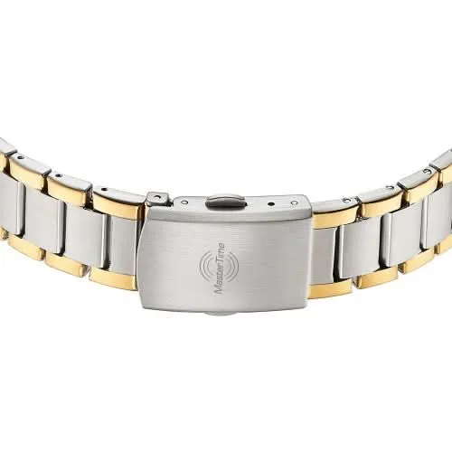 Master Time Lady Line MTLA-10915-61M Damenuhr • Funktechnologie • Bicolor