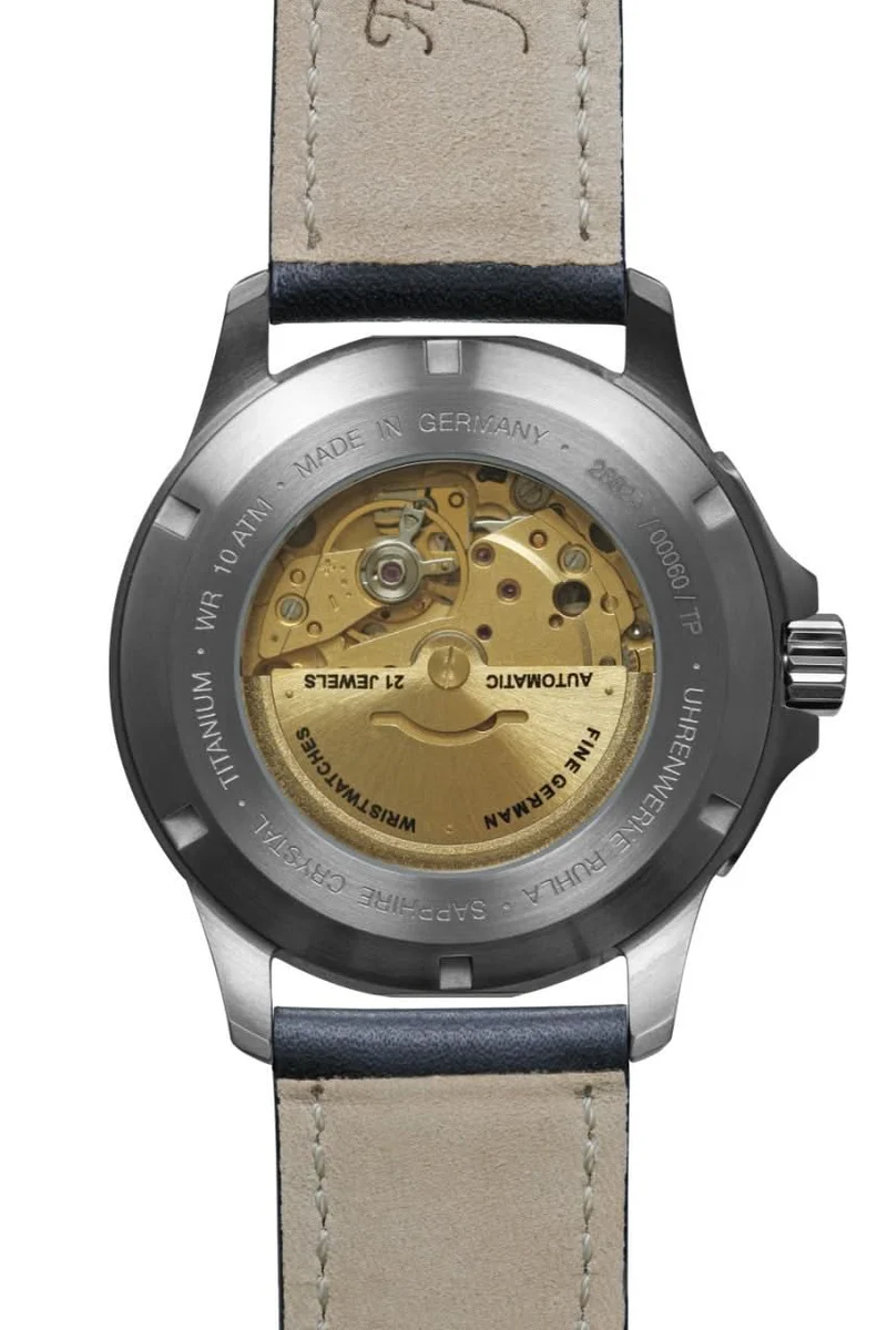 Bauhaus Aviation 2862-1 Herrenuhr • Titangehäuse • Made in Germany