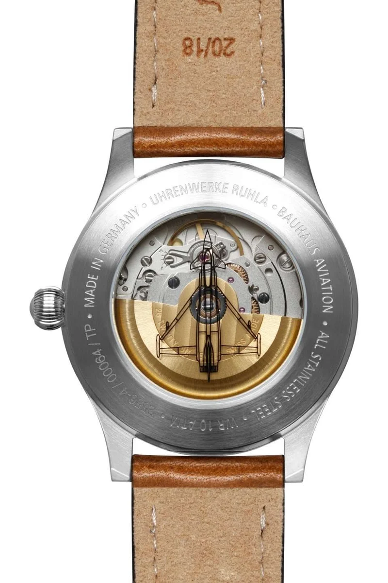 Bauhaus Aviation 2556-4 Herrenuhr • Automatik • Made in Germany