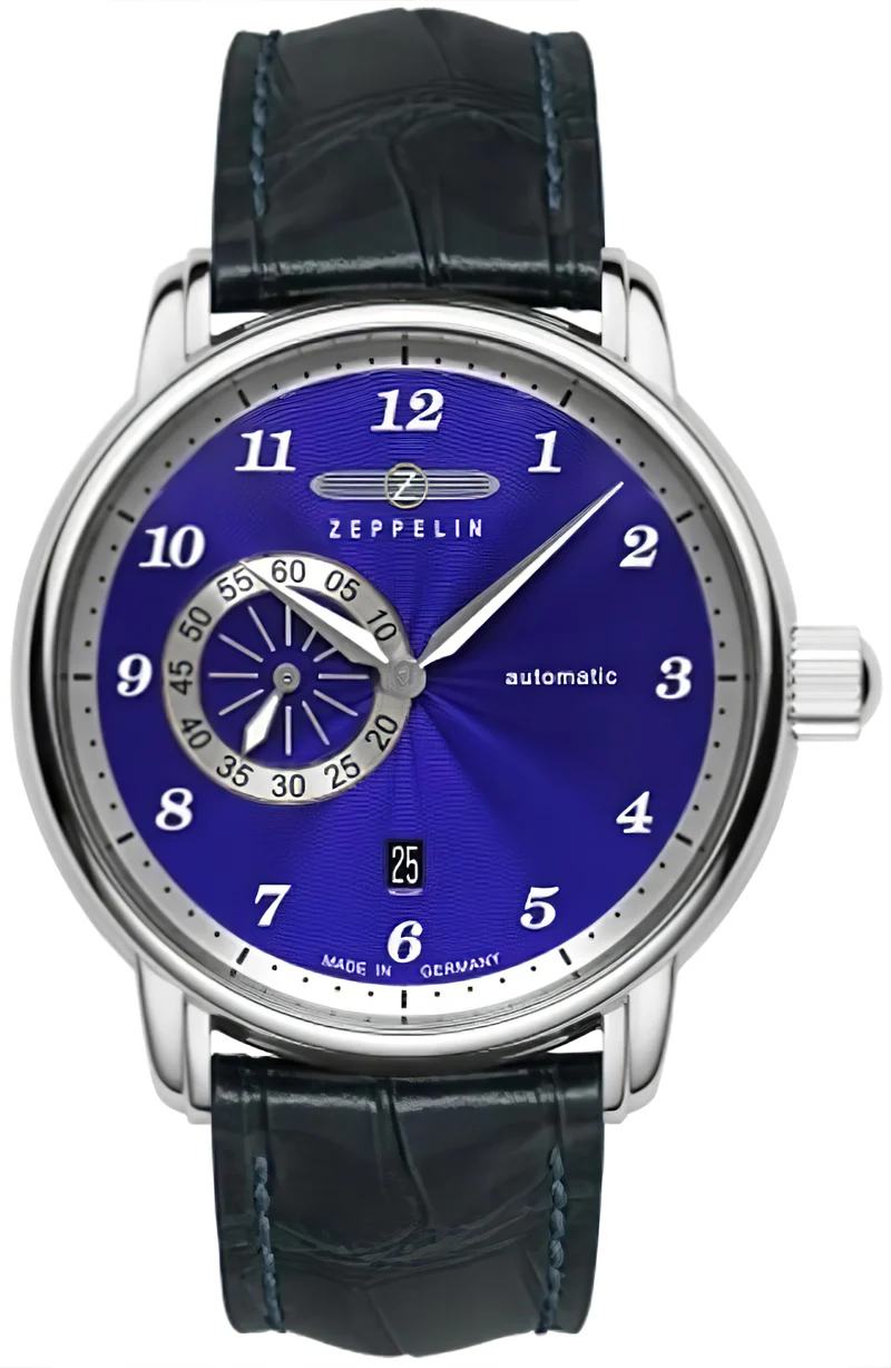 Zeppelin New Captain's Line 8604-3 Herrenuhr • Made in Germany • Open Heart