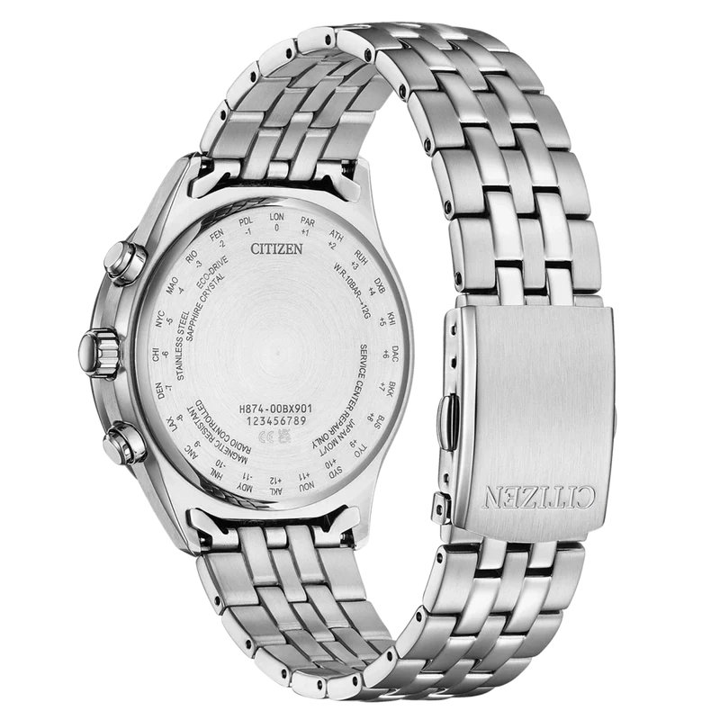 Citizen Radio-Controlled Moon Phase BY1030-50L Herrenuhr • Präzise Mondphase • Saphirglas