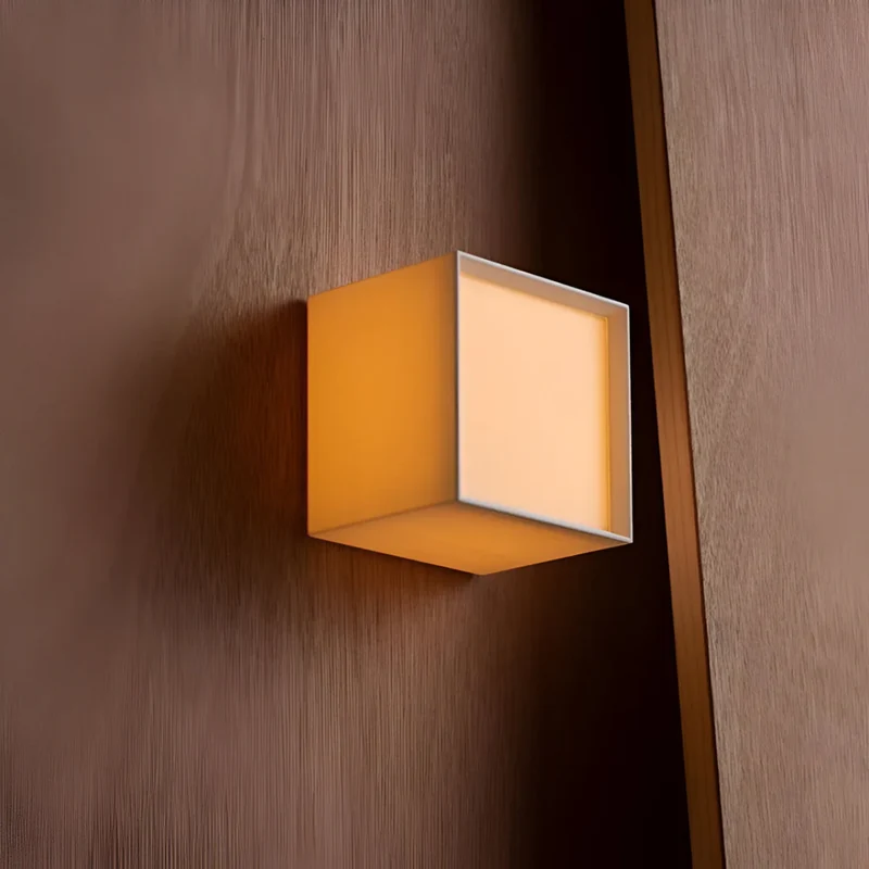 Wandlamp met Minimalistisch Design en Natuurlijke Stoffen Kap — Zachte Sfeerverlichting | Sansoti