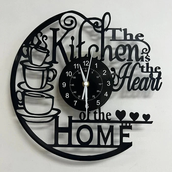 Wandklok met Grote Cijfers – Stil Modern Uurwerk – Minimalistisch Rond Design voor Woonkamer Keuken Kantoor | Sansoti