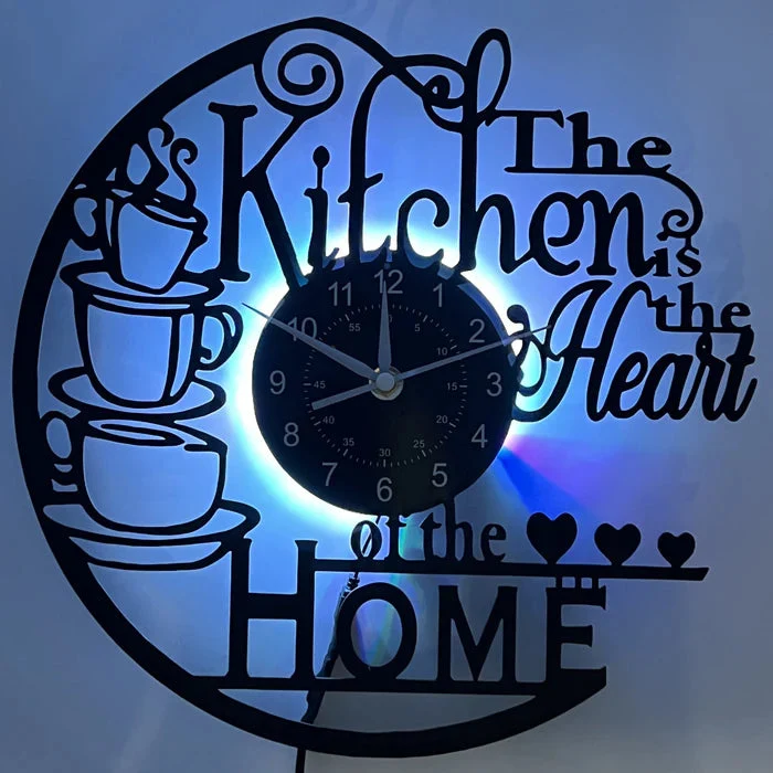 Wandklok met Grote Cijfers – Stil Modern Uurwerk – Minimalistisch Rond Design voor Woonkamer Keuken Kantoor | Sansoti