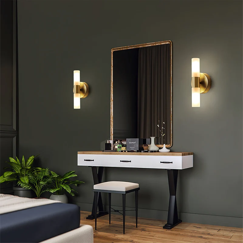 Wandlamp met G9-fitting en acryl kap – moderne binnenverlichting in design A, B of C | Sansoti