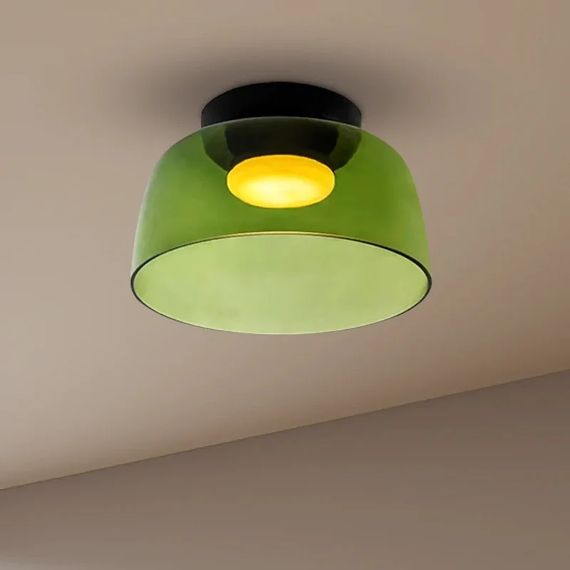 Design Glazen Plafondlamp met Gelaagde Structuur — Elegant Lichtspel voor Eetkamer, Woonkamer en Slaapkamer | Sansoti
