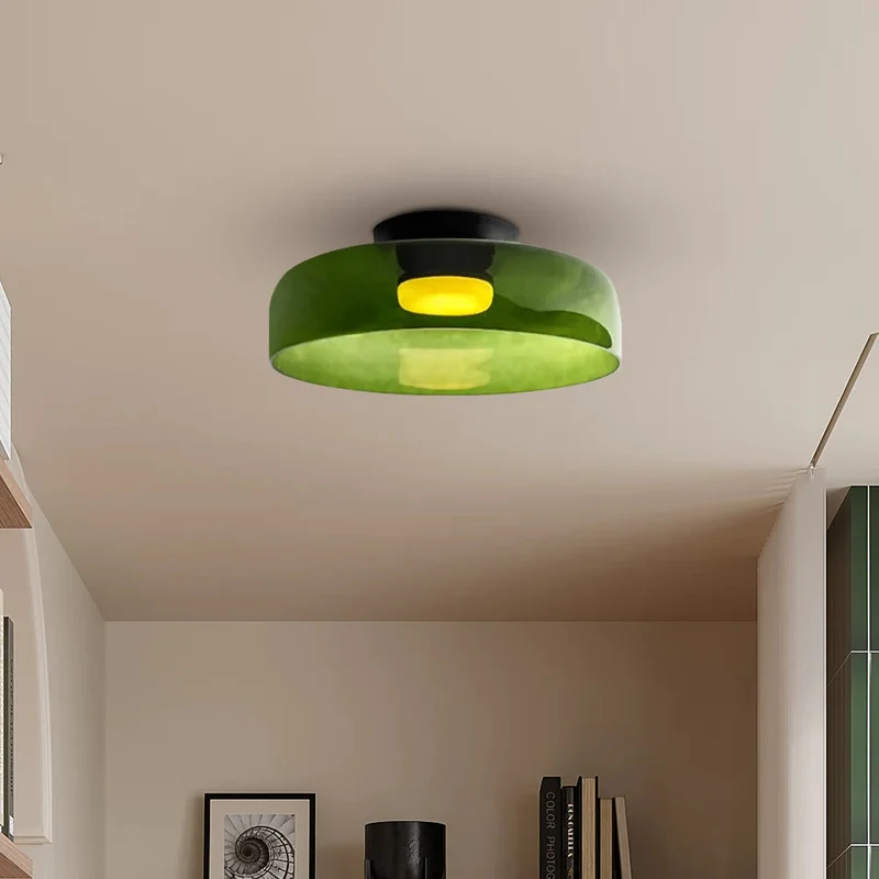 Design Glazen Plafondlamp met Gelaagde Structuur — Elegant Lichtspel voor Eetkamer, Woonkamer en Slaapkamer | Sansoti