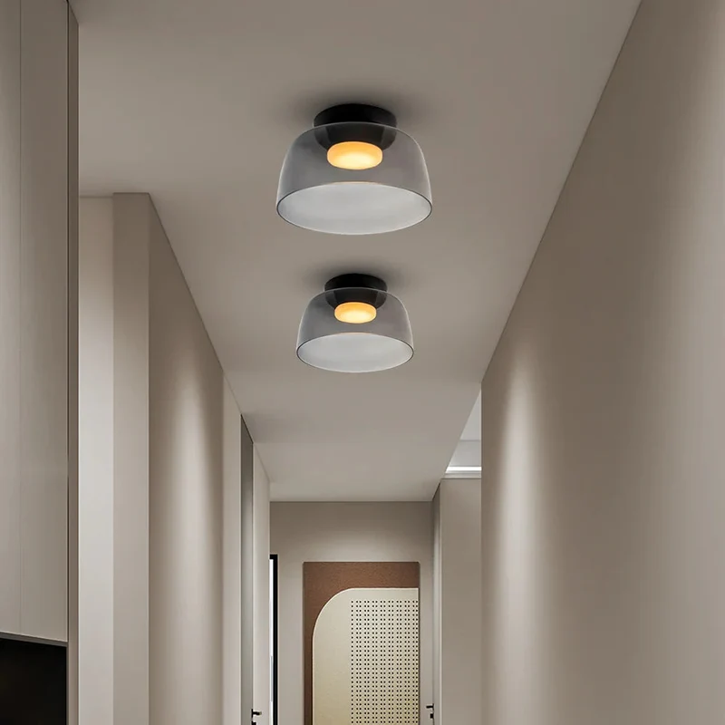 Design Glazen Plafondlamp met Gelaagde Structuur — Elegant Lichtspel voor Eetkamer, Woonkamer en Slaapkamer | Sansoti