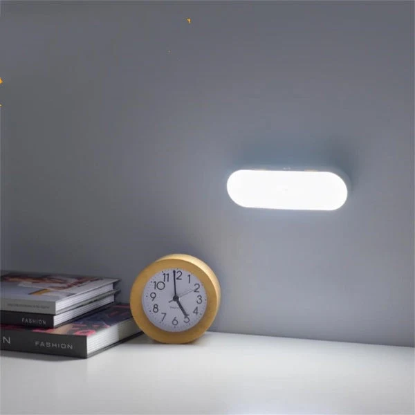 Oplaadbare Nachtlamp met Bewegingssensor – LED Wandverlichting Warm Wit Koel Wit – USB-C 3W Sensor 3-5m – Draadloze Kastverlichting Hal Trap Slaapkamer | Sansoti