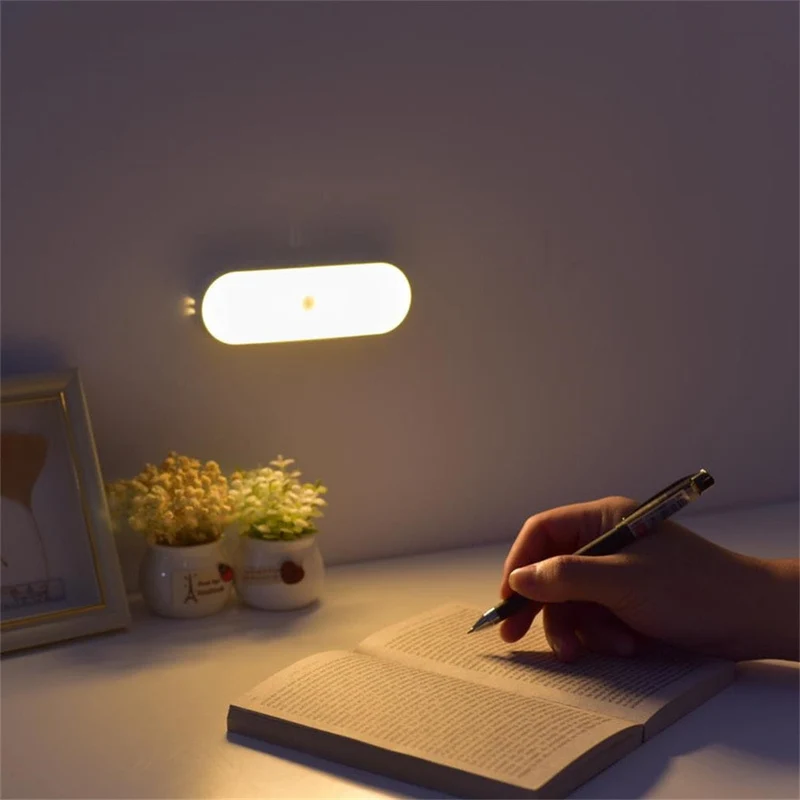 Oplaadbare Nachtlamp met Bewegingssensor – LED Wandverlichting Warm Wit Koel Wit – USB-C 3W Sensor 3-5m – Draadloze Kastverlichting Hal Trap Slaapkamer | Sansoti