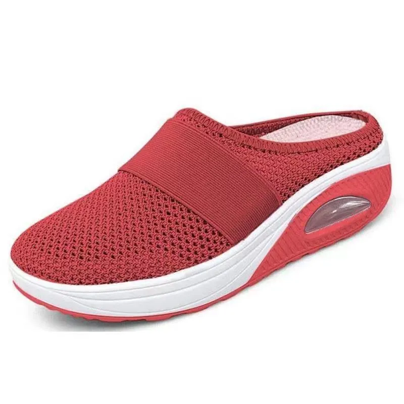 Luchtkussen Comfortschoenen voor Dames en Heren – Ademende Wandelschoen met Voetboogondersteuning en Schokdempende Technologie | Sansoti