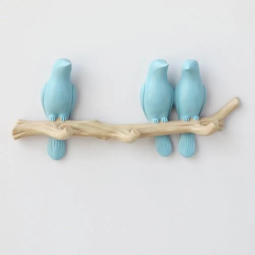 Decoratieve Wandhaak met Vogelontwerp – Harskunst voor Hal, Slaapkamer en Badkamer – Stijlvolle Opbergoplossing met Natuurlijke Charme | Sansoti