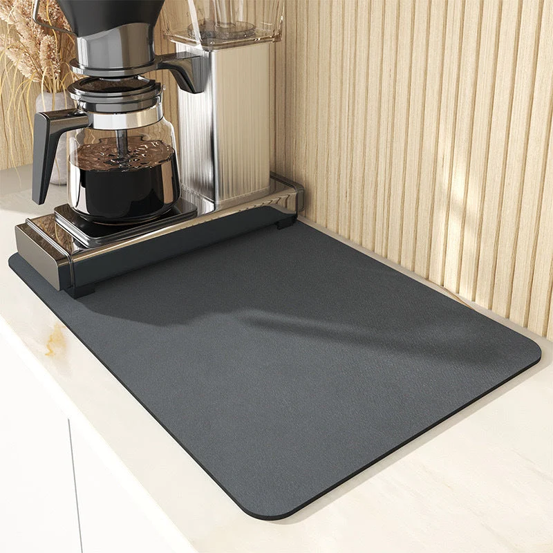 Absorberend Koffiemachinematje 30x40-50x60cm Keukenbescherming Antislip Basis | Sansoti