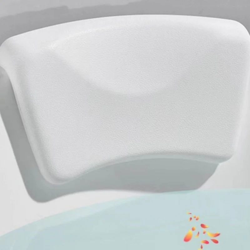 Premium Siliconen Badkussen voor Neksteun en Ontspanning in Bad en Spa | Ergonomisch Comfort | Sansoti