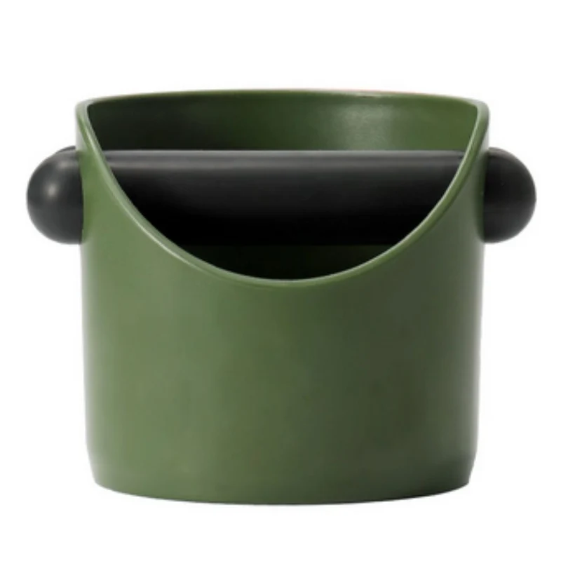 Koffiekloppot Modern Design ABS Kunststof Mat Afwerking Antislipbodem Verwijderbare Klopstang Professioneel Thuis Café Barista Espresso Dik Afval Opvang Accessoire | Sansoti