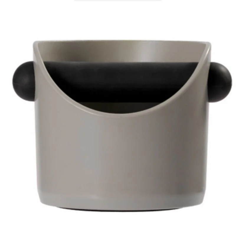 Koffiekloppot Modern Design ABS Kunststof Mat Afwerking Antislipbodem Verwijderbare Klopstang Professioneel Thuis Café Barista Espresso Dik Afval Opvang Accessoire | Sansoti