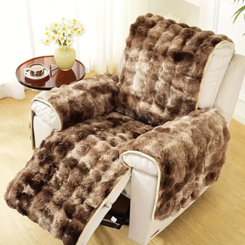 Fluwelen Relax Fauteuil Hoes met Antislip | Luxe Textuur & Perfecte Pasvorm voor Bescherming | Sansoti