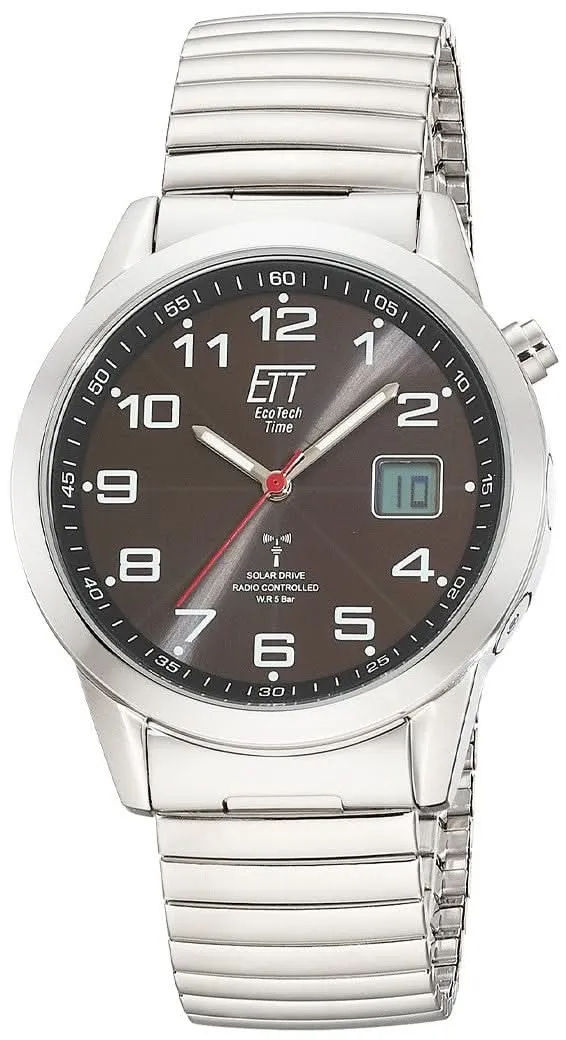 Eco Tech Time Kalahari EGS-11712-22Z Herrenuhr • Solar-Funk • Titan