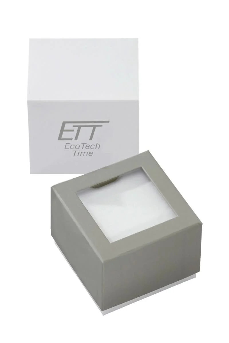 Eco Tech Time Gobi EGS-11711-12Z Herrenuhr • Funk-Solar-Antrieb • Edelstahl