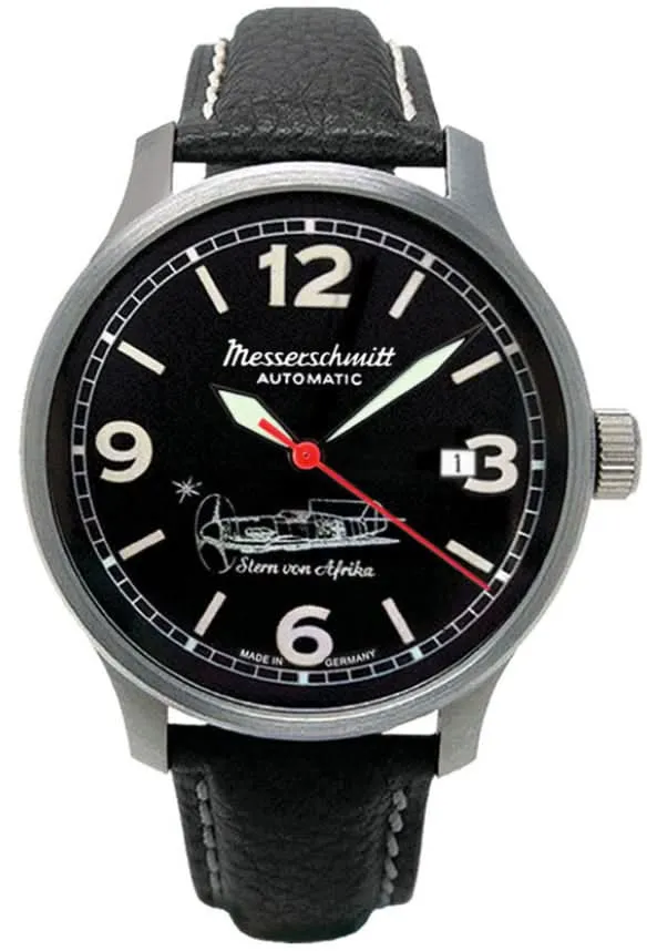 Messerschmitt Fliegeruhr ME-42STERN-A Herrenuhr • Made in Germany • Historisches Design