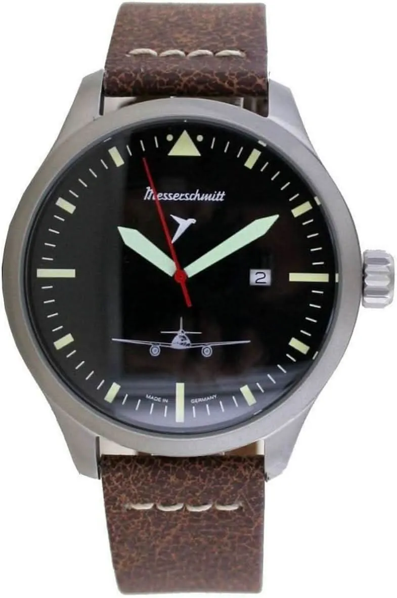Messerschmitt ME 262 ME 262-47 Herrenuhr • Historisches Flieger-Design • Made in Germany