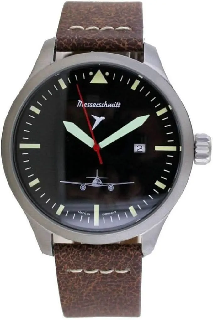 Messerschmitt ME 262 ME 262-47 Herrenuhr • Historisches Flieger-Design • Made in Germany