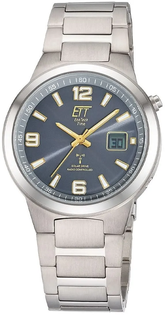Eco Tech Time Everest EGT-11708-52M Herrenuhr • Solar • Funk