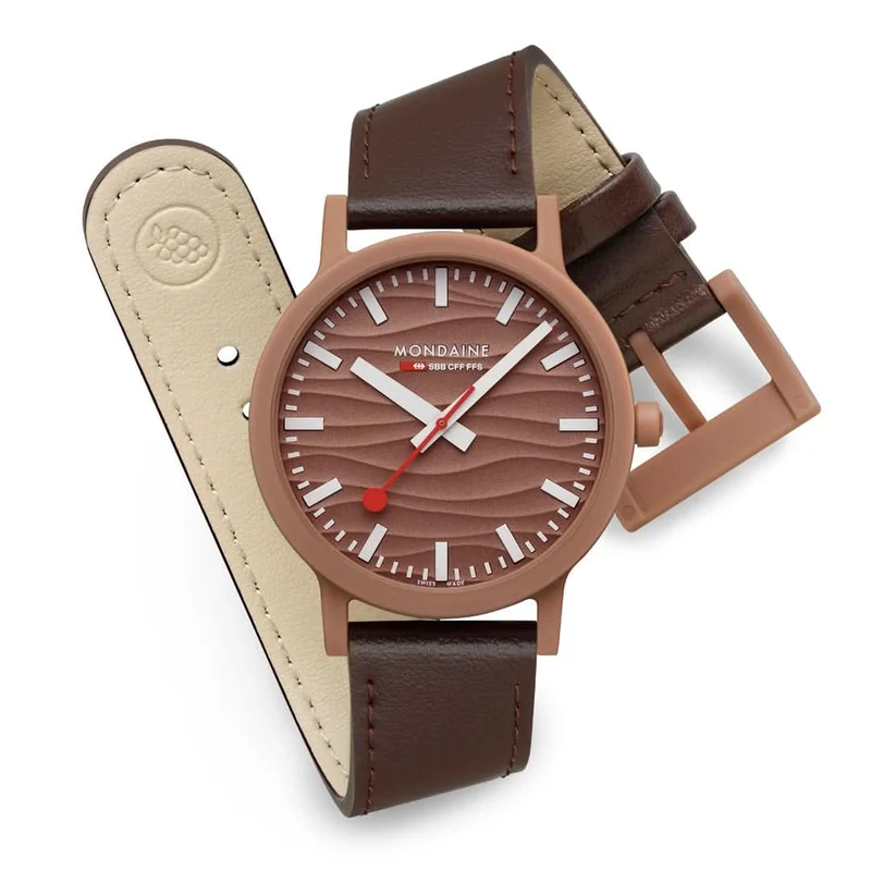 Mondaine essence MS1.41170.LTV Unisex-Uhr • Schweizer Design • Nachhaltig