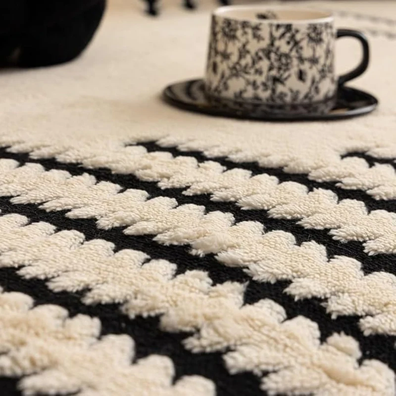 Gevoerde Bankhoes met Getufte Structuur – Zachte Velours Sofahoes met Antislip Achterkant | Warme Bankovertrek voor Winter | Sansoti