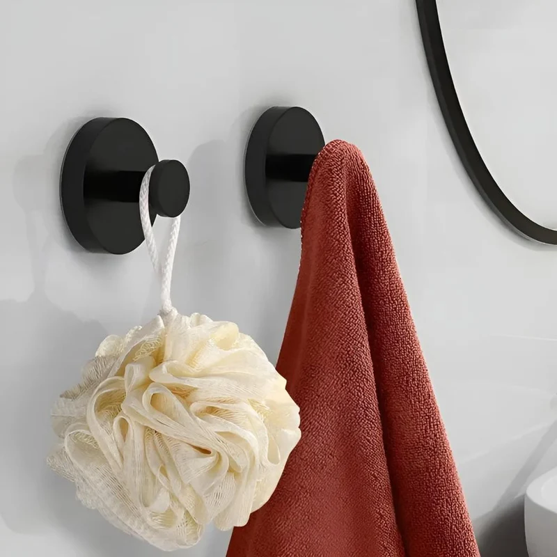Vacuum Douchehaken Set - Sterke Wandhaken zonder Boren - RVS Haken Badkamer - Waterdicht tot 7kg - Herbruikbaar zonder Resten | Sansoti