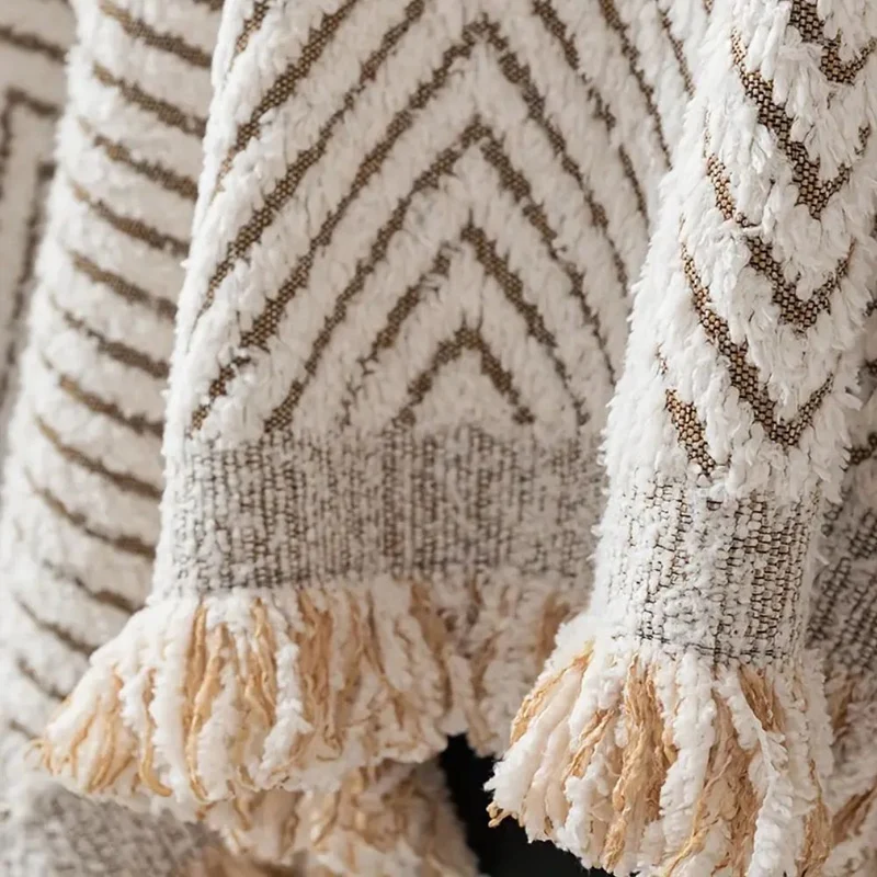 Bankhoes Herringbone Visgraatpatroon Gestreept – Beschermhoes voor Bank 1/2/3/4-Zits Stretch Sofahoes Waterafstotend Antislip | Sansoti