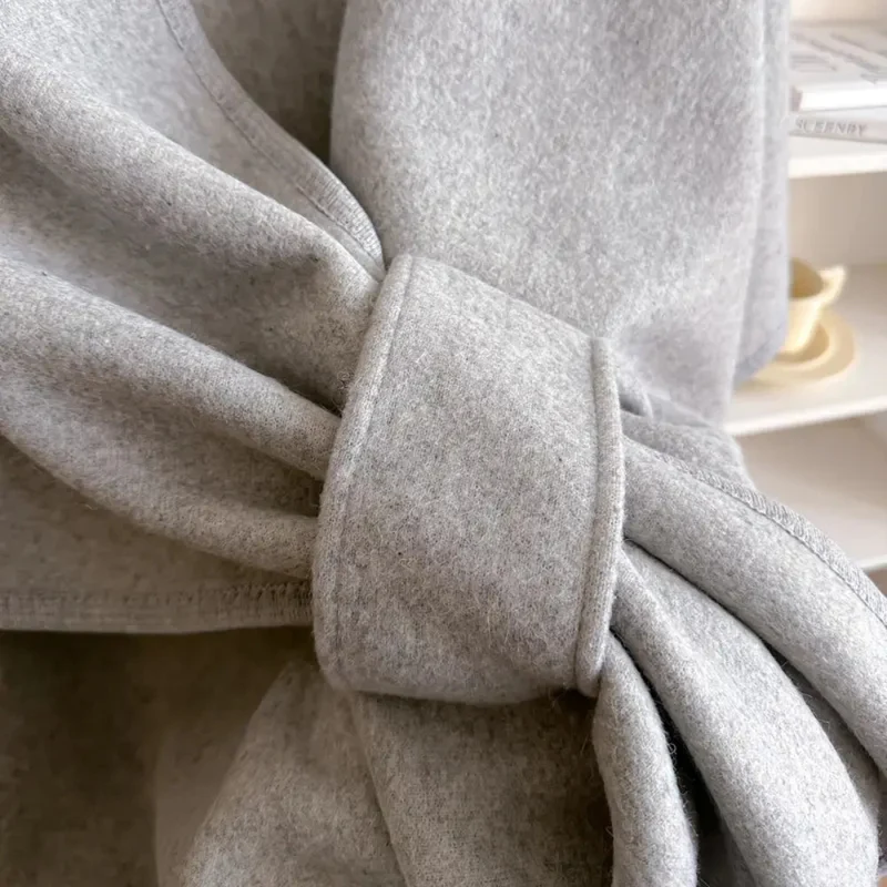 Lichte Poncho Cape met Bescherming tegen Wind en Kou – Warme Shawl voor Najaar en Winter | Sansoti