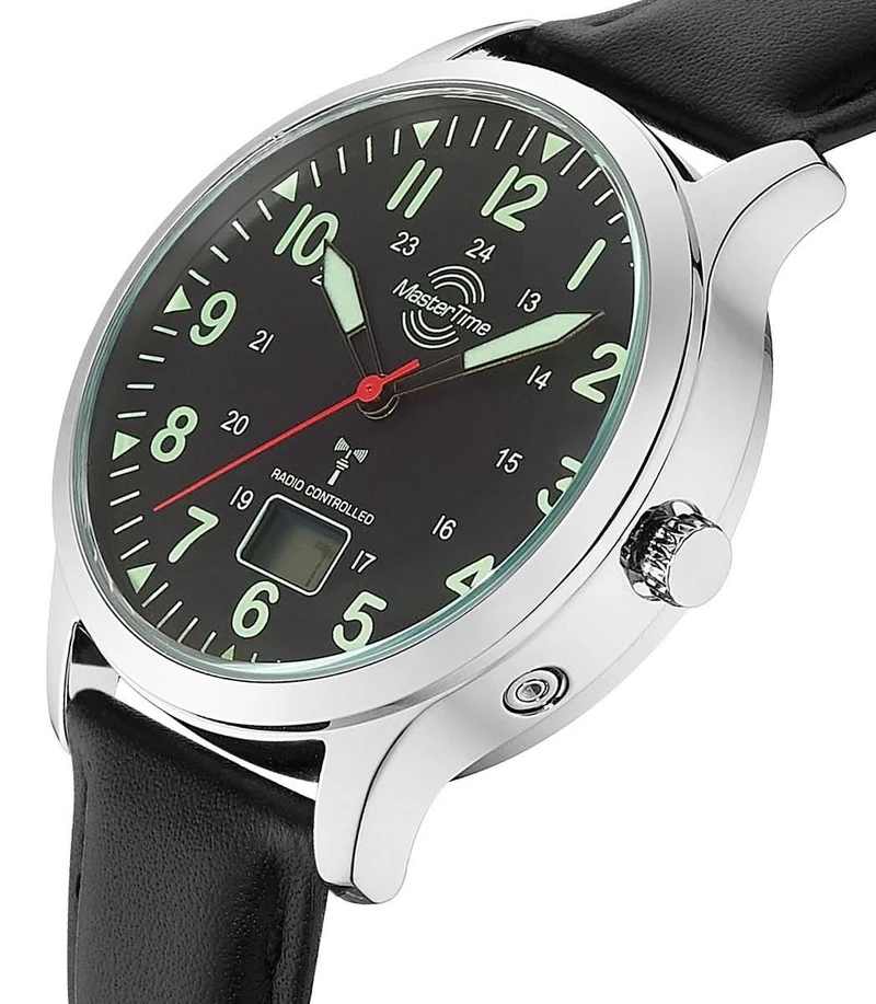 Master Time MTGA-10957-22L Funk Herrenuhr • Höchste Präzision