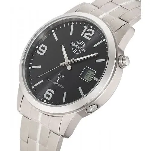 Master Time Expert MTGT-10954-22M Herrenuhr • Präzise Funkzeit • Leichtes Titan