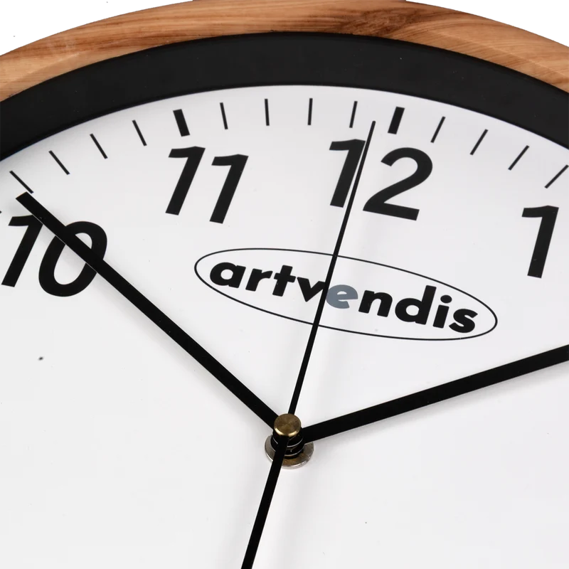 Artvendis 5576B Wanduhr modern Funkwanduhr