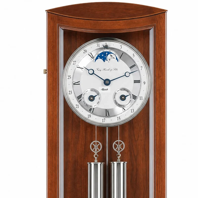 Hermle Wanduhr 78,7x22,9x12,7 cm Holz • Kabelzug-Uhrwerk • Made in Germany
