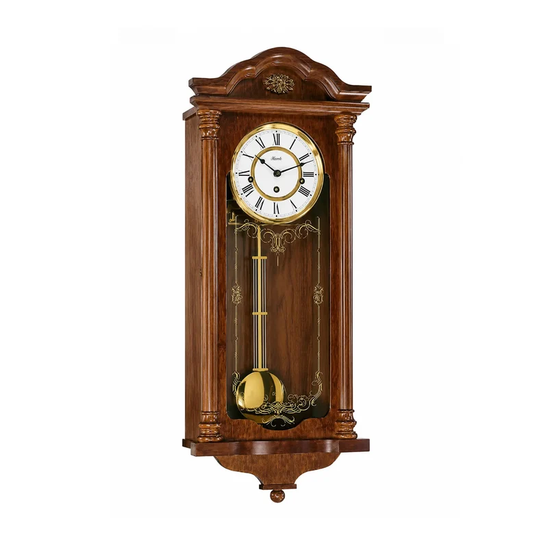 Hermle Wanduhr Holz • Westminster Schlagwerk • Mechanisches Uhrwerk
