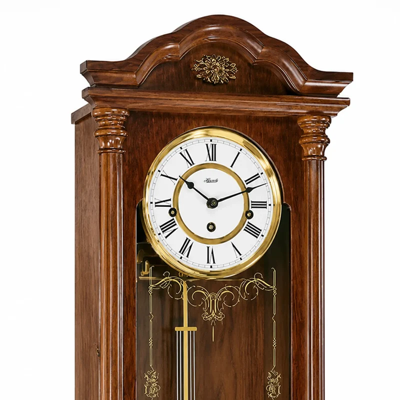 Hermle Wanduhr Holz • Westminster Schlagwerk • Mechanisches Uhrwerk