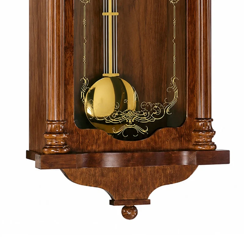 Hermle Wanduhr Holz • Westminster Schlagwerk • Mechanisches Uhrwerk